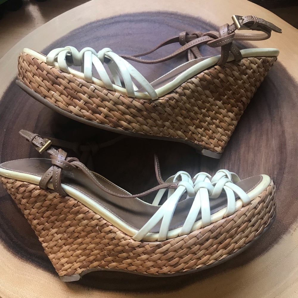 Prada Wicker Wedges